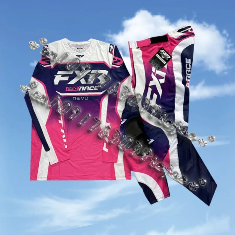 

2025 FXR off-road vehicle suit new riding suit set men's breathable off-road motorcycle racing suit customization