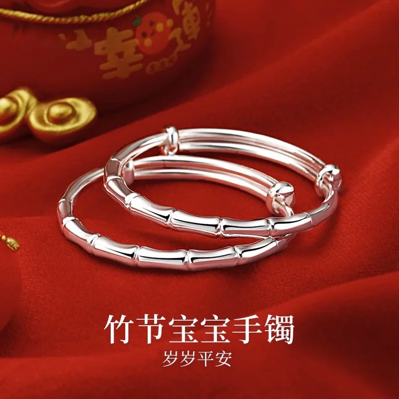 

Snake Bracelet S999 Solid Longevity Silver Lock
