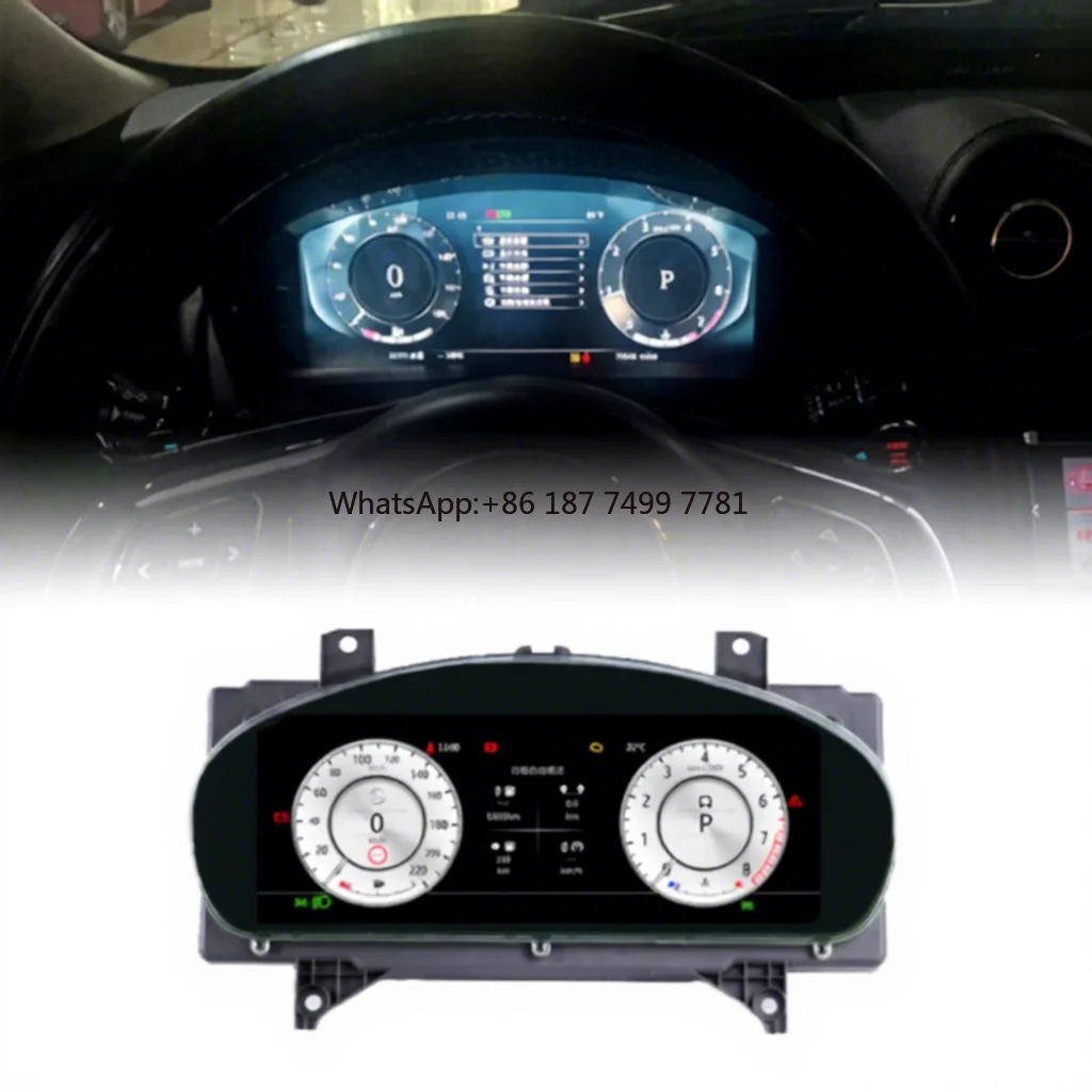 

Cluster Cockpit Car LCD Speedometer Digital Dashboard for . XJL 2010-2015 Panel Instrument Virtual . Carplay GPS Navi