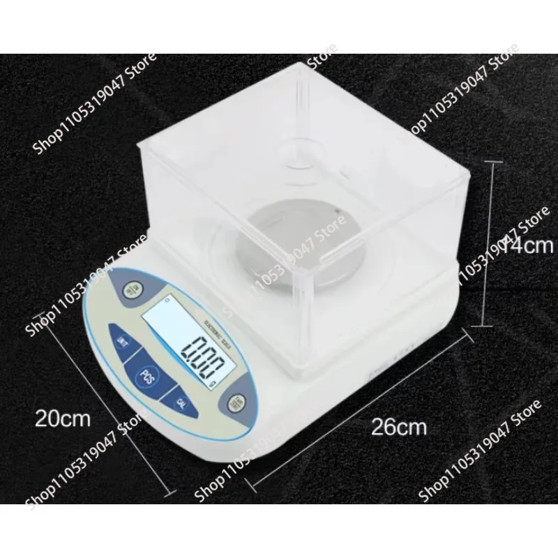 Lab Analytical Digital Balance Scale Jewellery Electronics  LCD display weight sensor