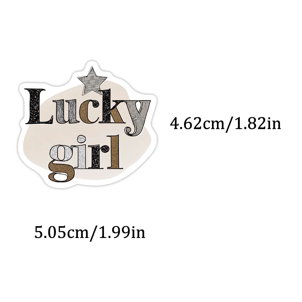 55PCS Pink Downtown Fashion Personalized Art Sticker Five pointed Star Cherry Red Lips Fun Decoration Water Cup Scrapbook Phone