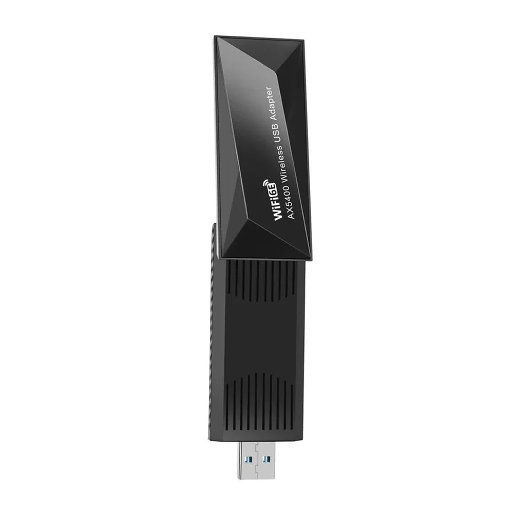 Tarjeta de red WiFi 6E de 5400Mbps, adaptador USB 3,0, tribanda 2,4G, 5G, 6G, receptor WiFi Dongle para PC, ordenador portátil, Windows 11 10