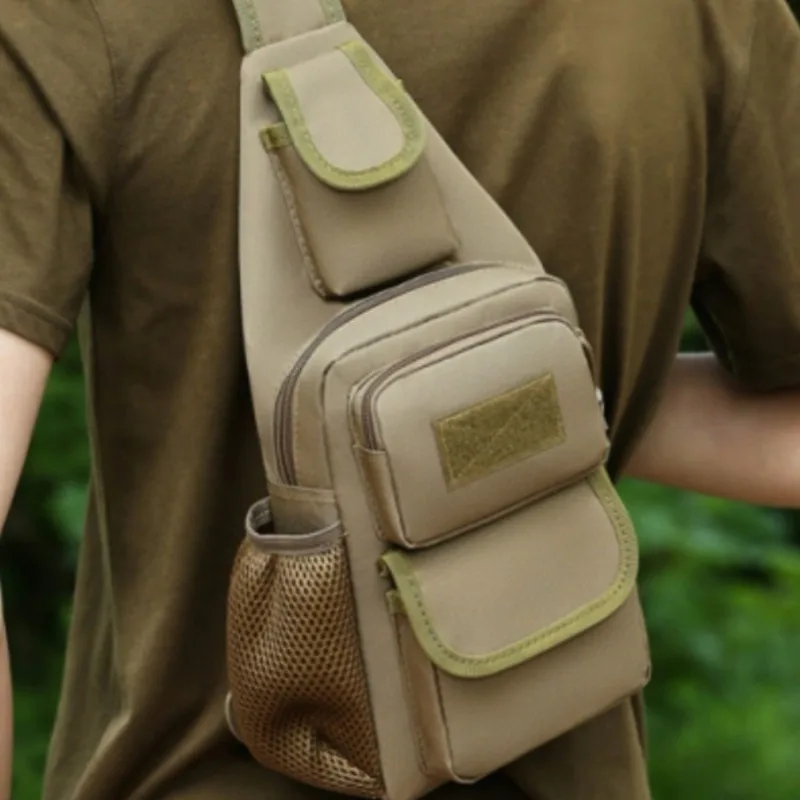 Bolsa táctica para pecho con USB MOLLE - caza; escalada al aire libre - imagen 3