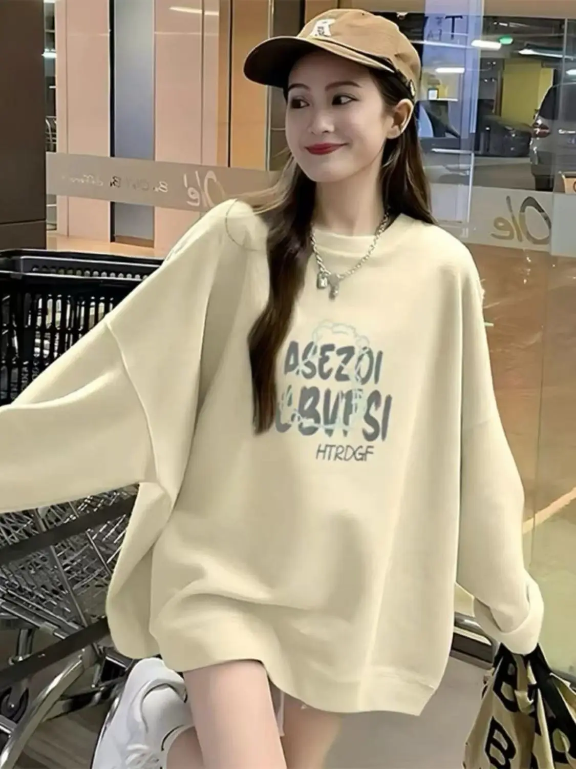 بلوزات رياضية امرأة Popluar شبه سستة الخريف والشتاء البلوز سميكة جيرسي الملابس الربيع الصيف Batwing الشارع الشهير #2