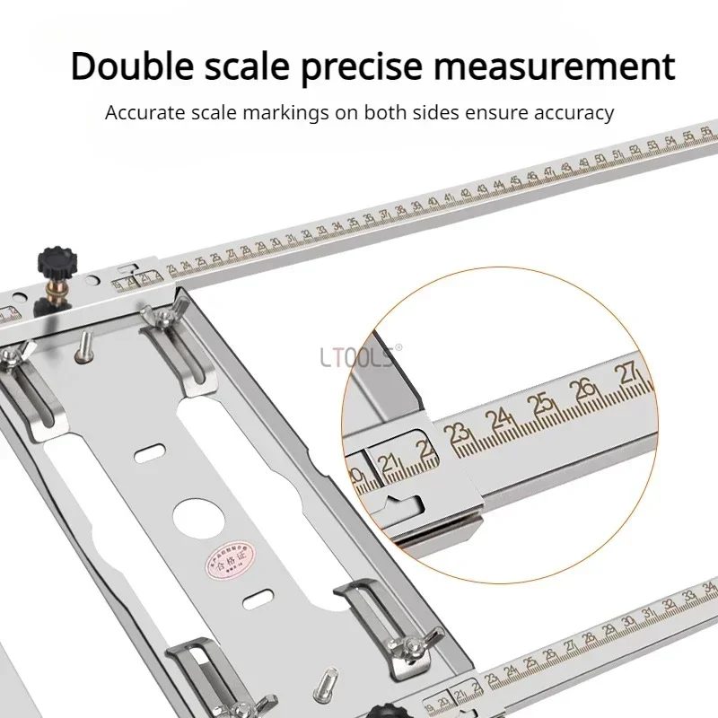 Découpeur de planche de travail de calcul adapté aux machines de découpe de scie circulaire électrique, planche de support à positionnement rapide