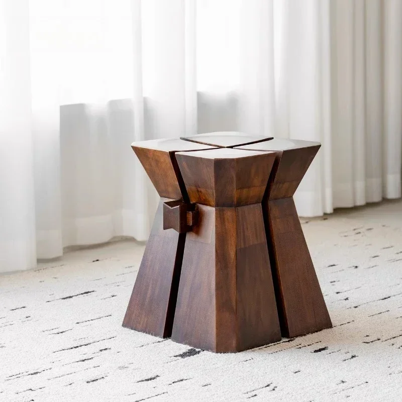 Low stool New Chinese living room shoe changing stool, creative small stool