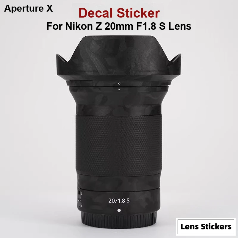 

For Nikon Z20mm F1.8 S Lens Decal Skin for Nikon Z 20mm f/1.8 Lens Stickers z20 1.8 Wrap Cover Z 20 f1.8 Sticker
