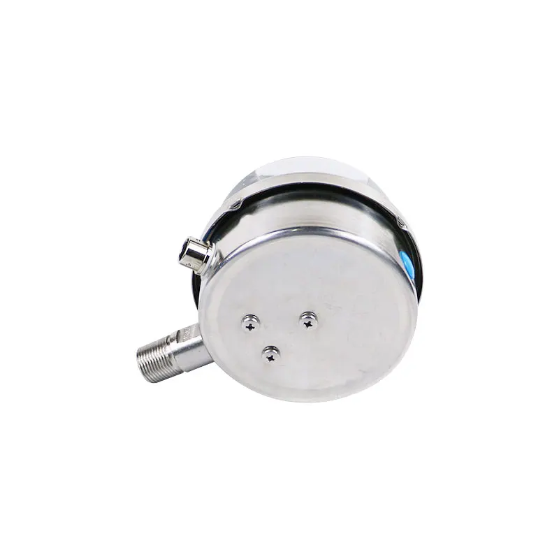 Manómetro de contacto eléctrico a prueba de golpes de acero inoxidable YNXC100BF presión de aceite de silicona asistida magnética a prueba de golpes Hydrauli