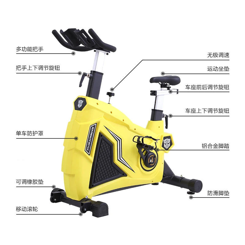 

Commercial Gym Fitness Exercise Bike Indoor Cycling Bike Magnetic Spinning Bike