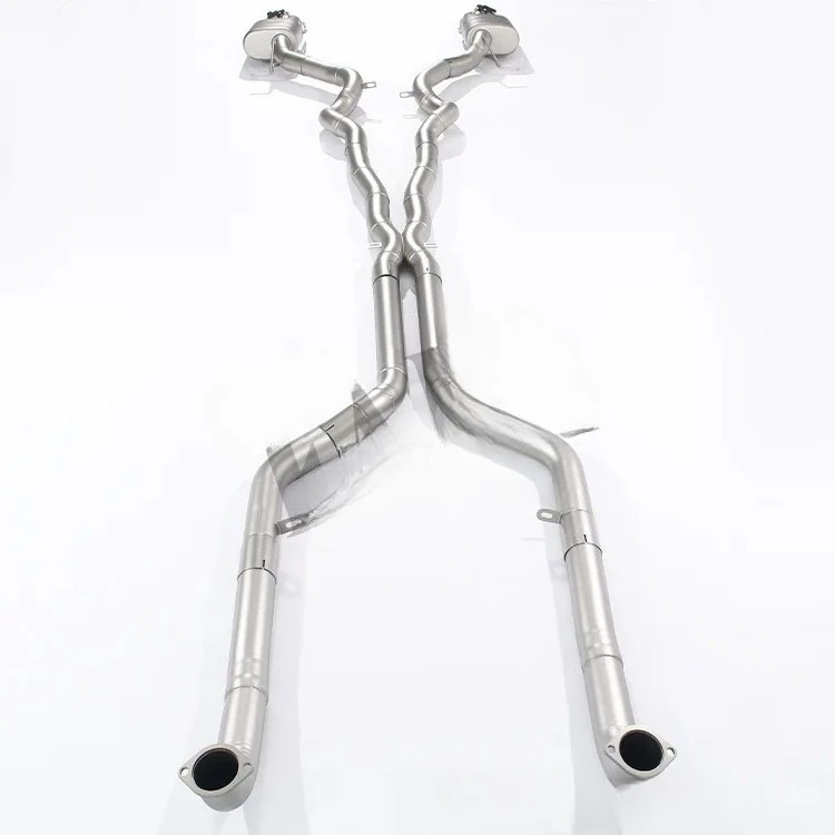 

For BMW M5 F10 4.4T Exhaust System Middle Tail Section Electric Valve Muffler High Performance Cat Back Exhaust Pipe Car Exhaust