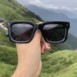 Fashionable Outdoor Women's Sunglasses Handmade Acetate TAC Lens Men Classic Square Unisex UV400 Polarized Sun Glasses