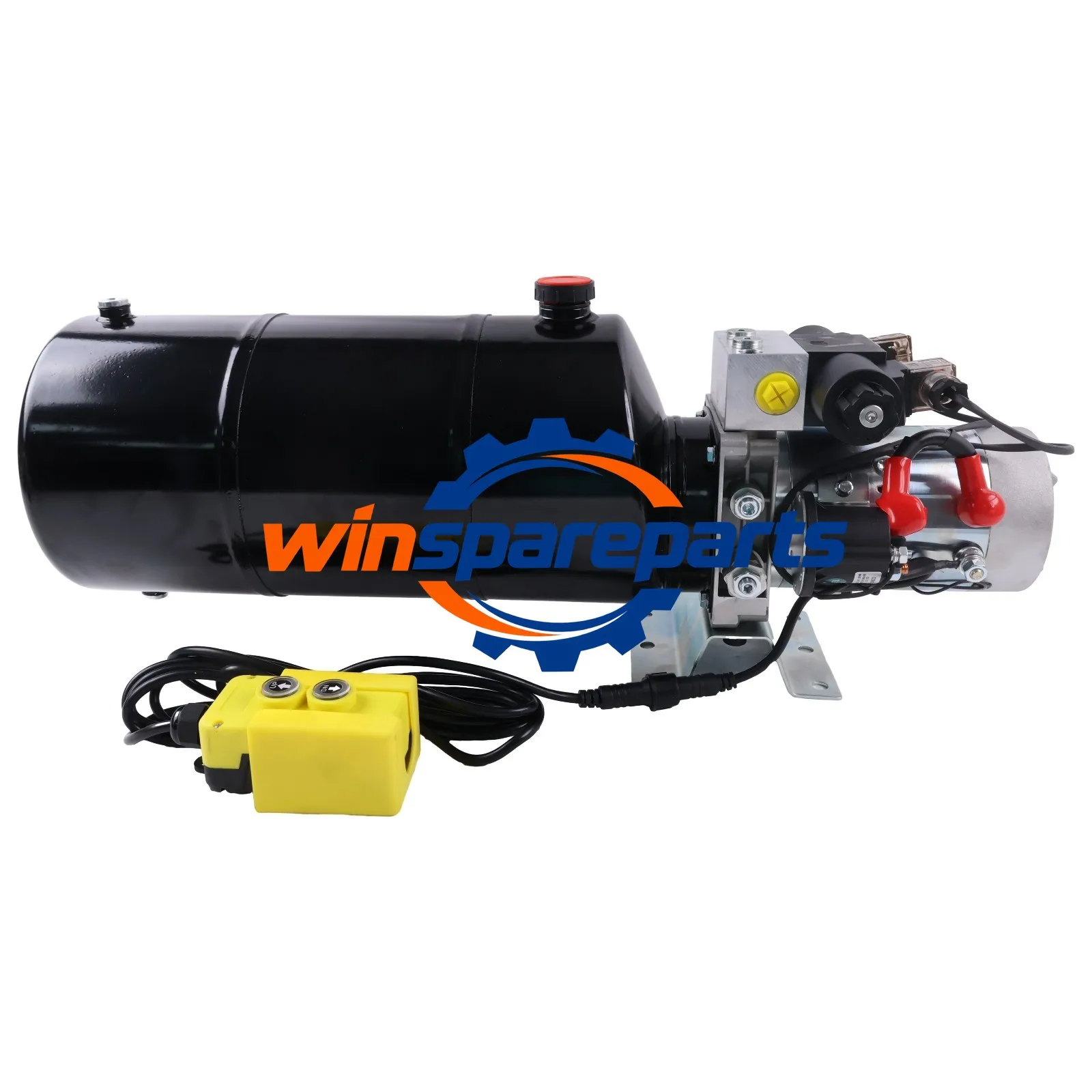 12V DC Double Acting Hydraulic Power Unit 12 Quart Tank With Remote Control