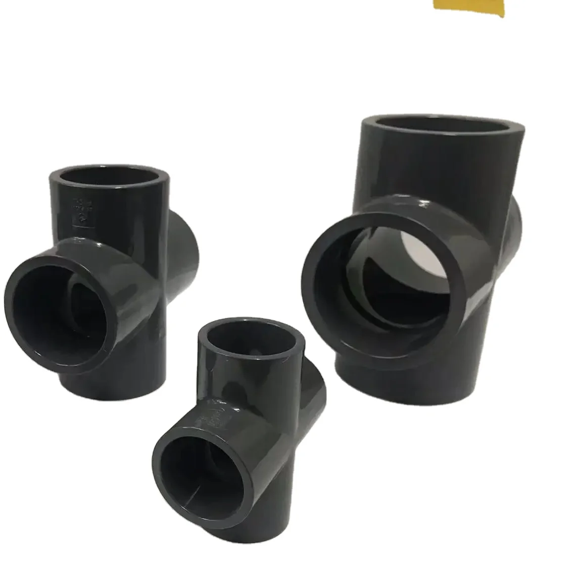 China Manufacturers Supply DN100 4 Inch UPVC 4 Way Cross Plastic Pipe Fitting for PVC Pipelines