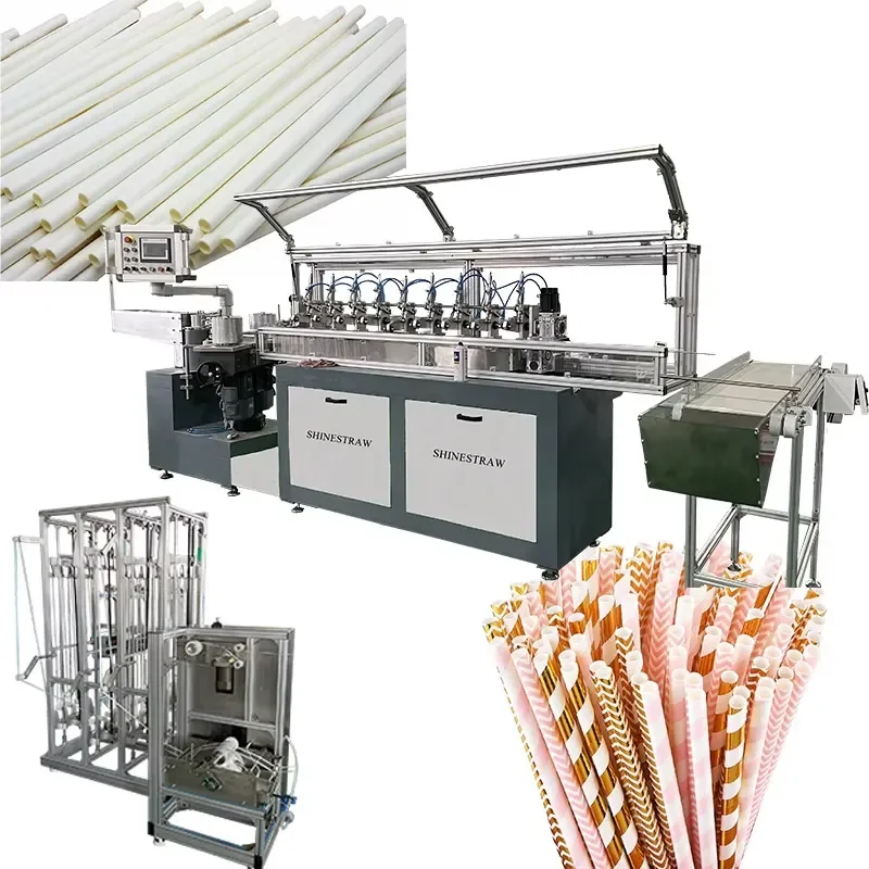 2026 CE Degradable Full Automatic Straw Machine Straw Paper Making Machine 85m/min Flexible Straw Making Machine