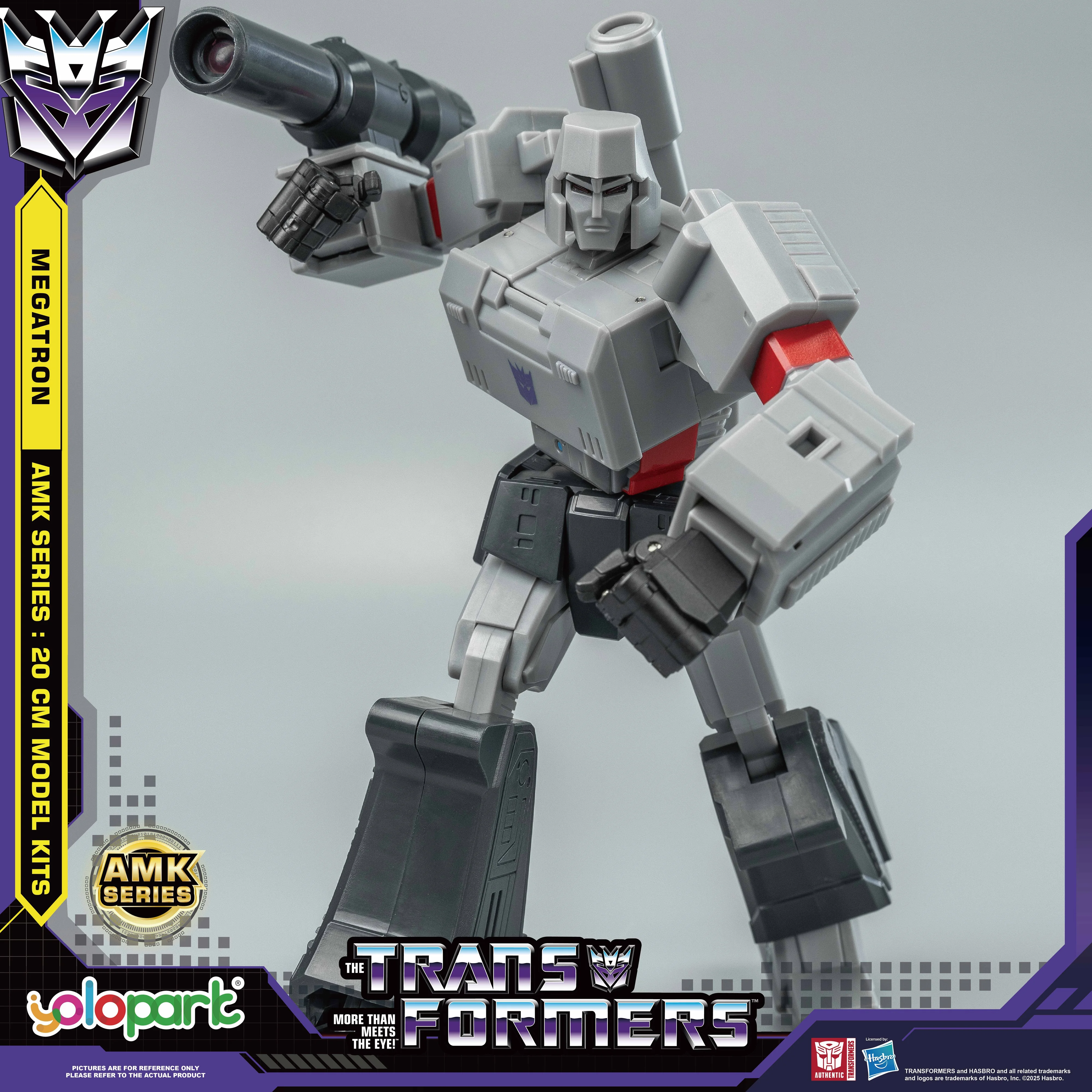 YOLOPARK TRANSFORMERS GENERATION ONE: AMK Series 20cm Megatron Figures Toy Model Kit Gift For Boy