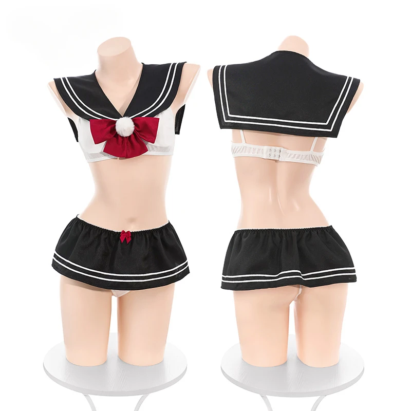 

Japanese Student School Uniform Anime Sailor Sexy Lingerie Women Cute Pajamas Outfit Erotic Costumes