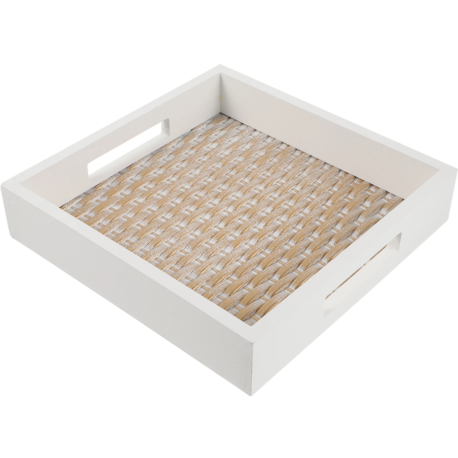 

Wooden Tray Rectangle Fruit Food Storage Plate Smooth Surface Easy Clean Home Restaurant Hotel Cafe Buffet Suitable