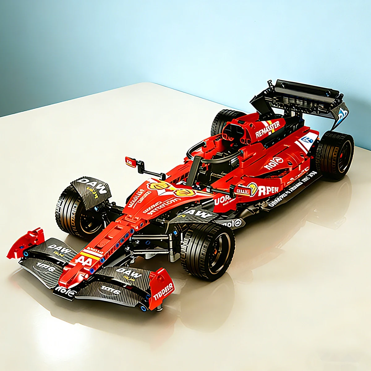 

Creative Red Sport Racing Car Blocks Super Hypercar Classic Technical Vechiel Model Building Bricks Toys DIY Gifts