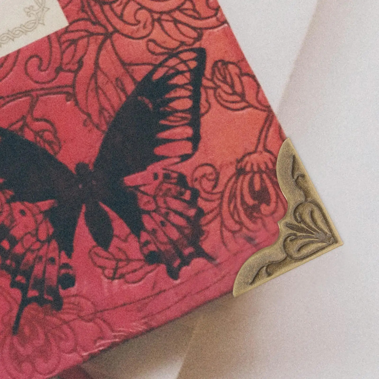 30 шт. металлические уголки для книг, винтажная защита для ноутбука, декоративная обложка с краями альбомов для фотоальбомов, стильная идея для подарка