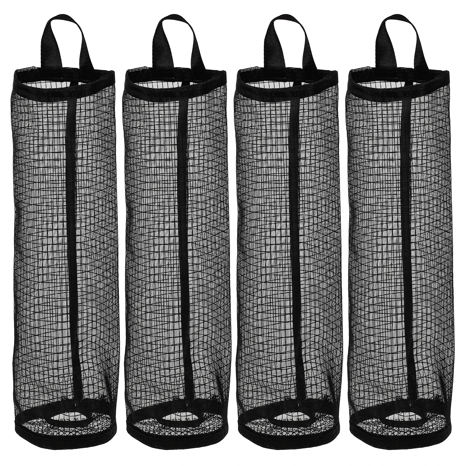 

4 Pcs Grocery Bag Dispenser Reusable Nylon ganizer Plastic Bags Kitchen Storage Solution Multi Function Holder