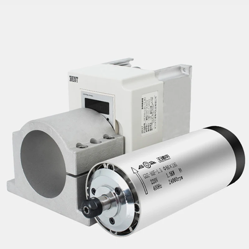 CNC ER11 ER16 ER20 Frequency Converter 220V Variable Frequency Driver Inverter 800W 1500W 2200W Spindle Motor Spindle Clamp