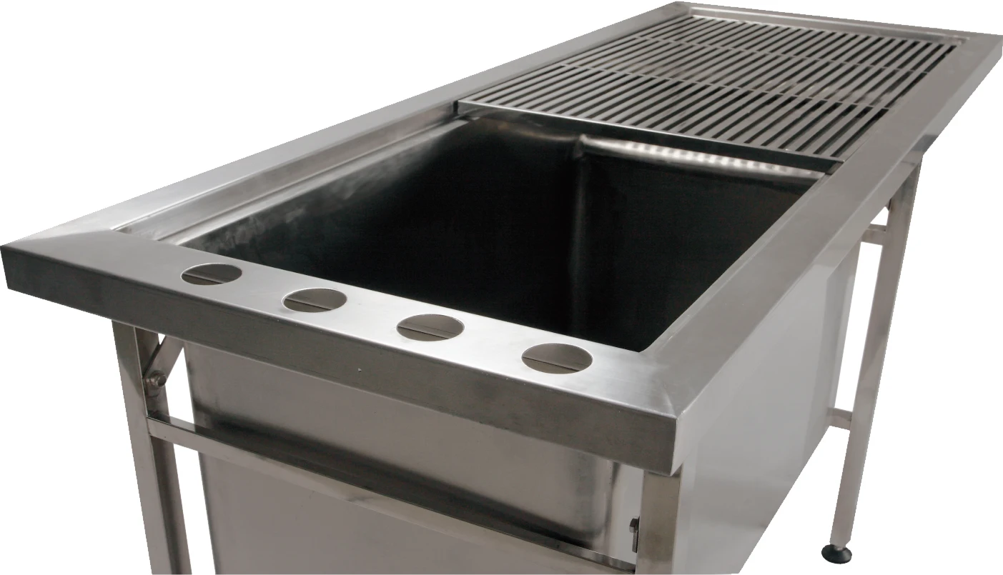 Cost-Effective Bi-Level Stainless Steel Vet Dental Table Versatile Veterinary Instrument For Pet Hospitals For Tub Use
