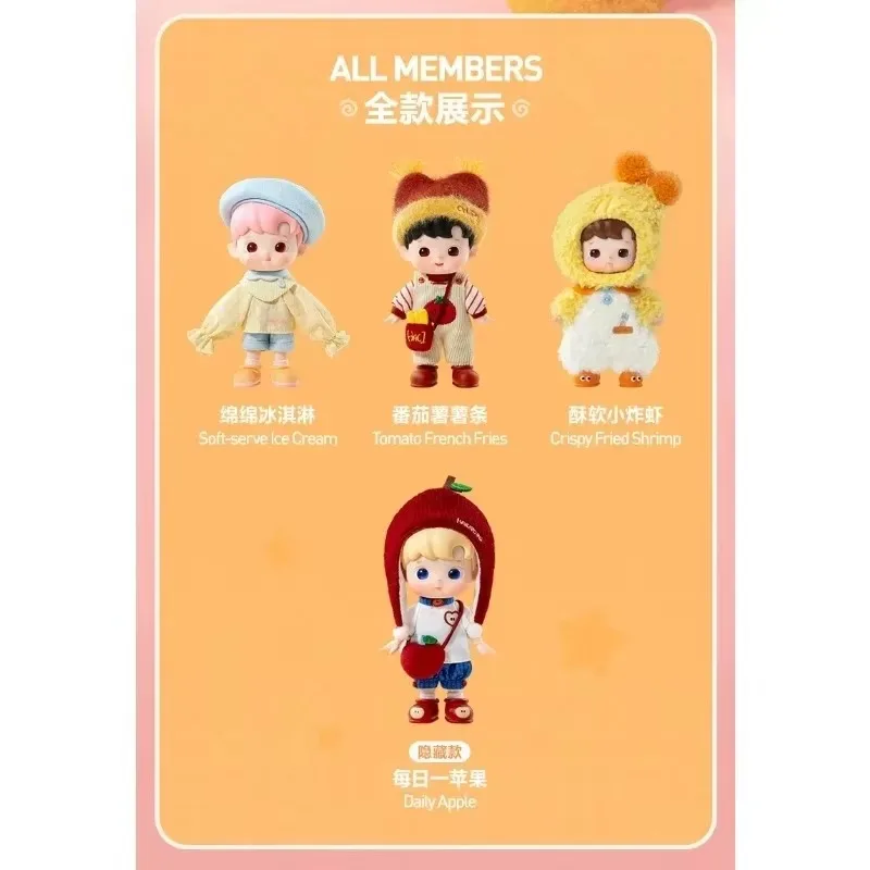 

POPMART HACIPUPU Little Snack Bag Series 1/12 Action Figure Blind Box Toy Figurine Original Surprised Xmas Series Gift