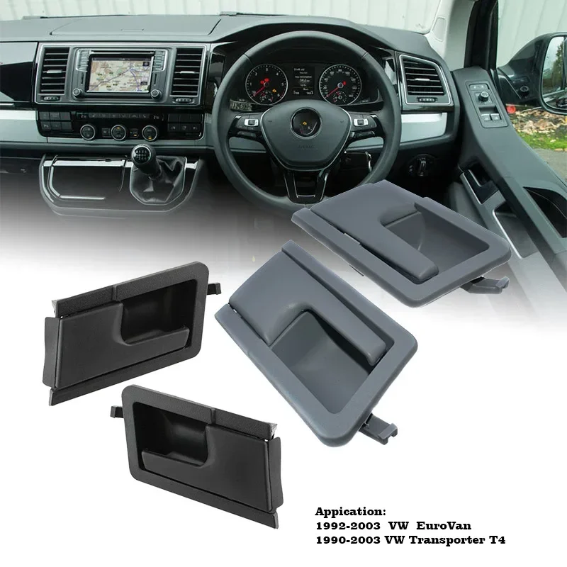 Inner Door Handle with For Volkswagen Transporter T4 Bus 90-03 701837019A 701837020A
