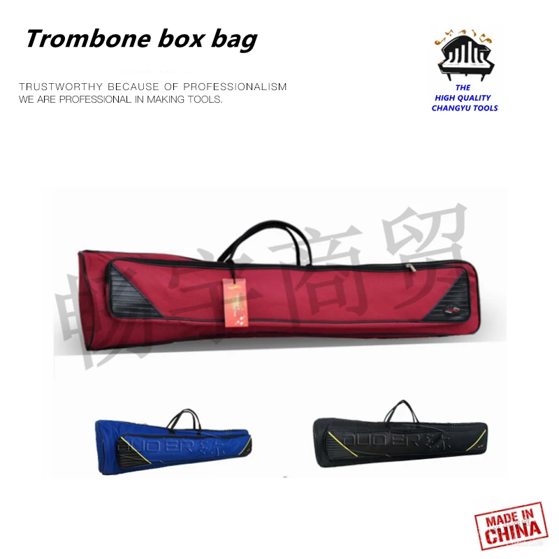 

Trombone box bag Wind instrument case Waterproof and shockproof portable Trumpet parts