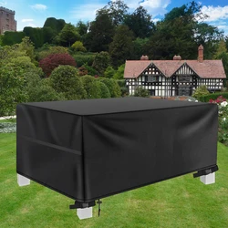210D Outdoor Patio Garden Furniture Covers Heavy duty Waterproof Rectangular Rain Snow Covers for Sofa Table Chair Wind-Proof