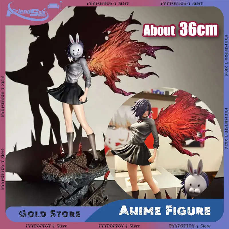 

Фигурки аниме Тоука Киришима, фигурка Токио вурдалаки, модель из ПВХ, двуглавая статуя, украшение для стола, коллекция кукол, игрушки, подарки