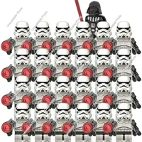 Hot Toys 25pcs Clone Building Blocks Star Wars Rex Legion SW585 Building Blocks Force Darth Vader  Elite Corps Kids Figures Toys