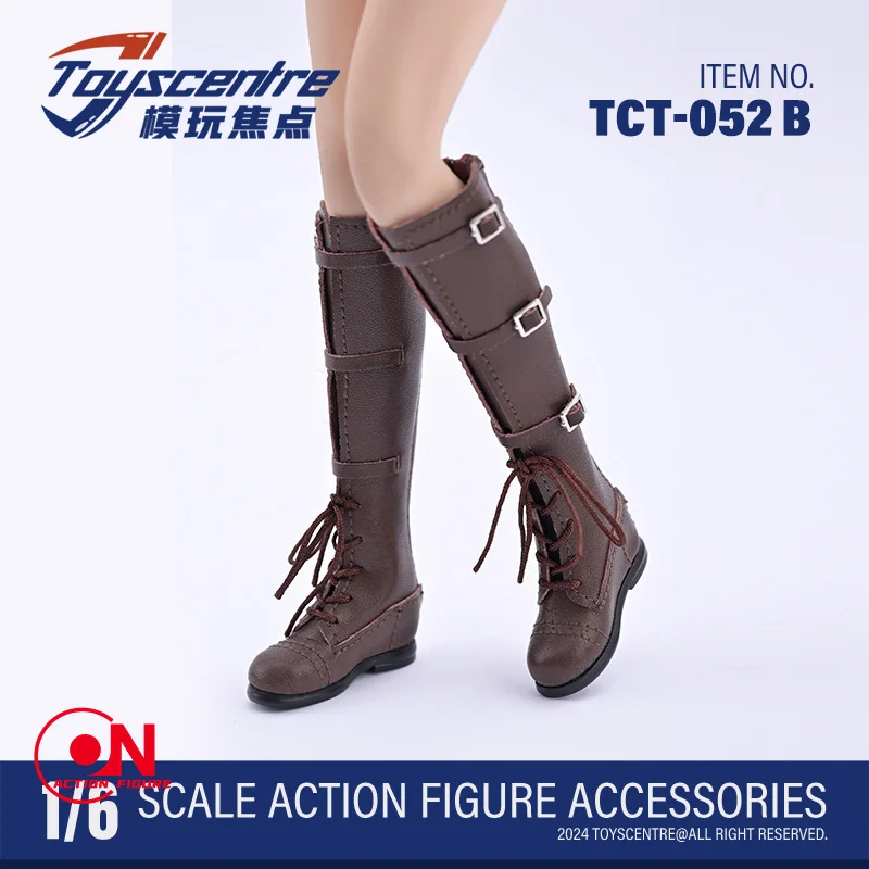 Toyscentre 1/6 TCT-052 Vrouwelijke Vastgebonden hoge laarzen Holle Schoenen Model Fit 12 ''Vrouwelijke Soldaat Action Figure Body