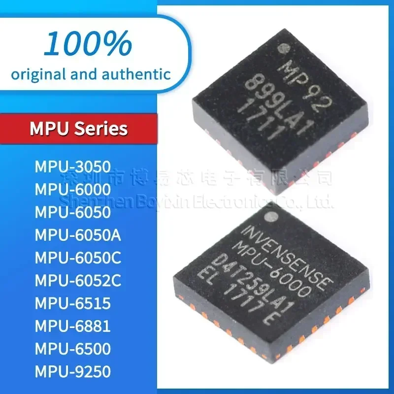 

MPU-3050 6000 6050 6050A 6050C 6052C 6515 6881 6500 9250 Standard version
