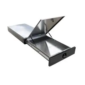 Manufacturer Customization Aluminum Metallic Toolbox Slide Out Drawers For Truck Bed Trailer 4X4