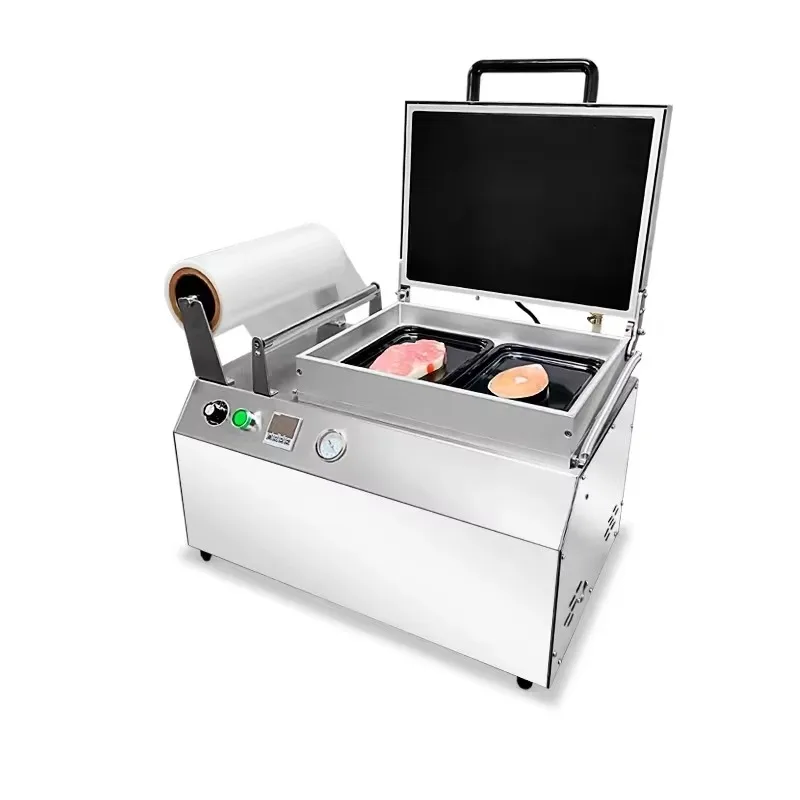 Factory Best-Selling DZ750/350 Semi-Automatic  Vacuum Packaging Machine for Fresh Meat Seafood Fruits Vegetables