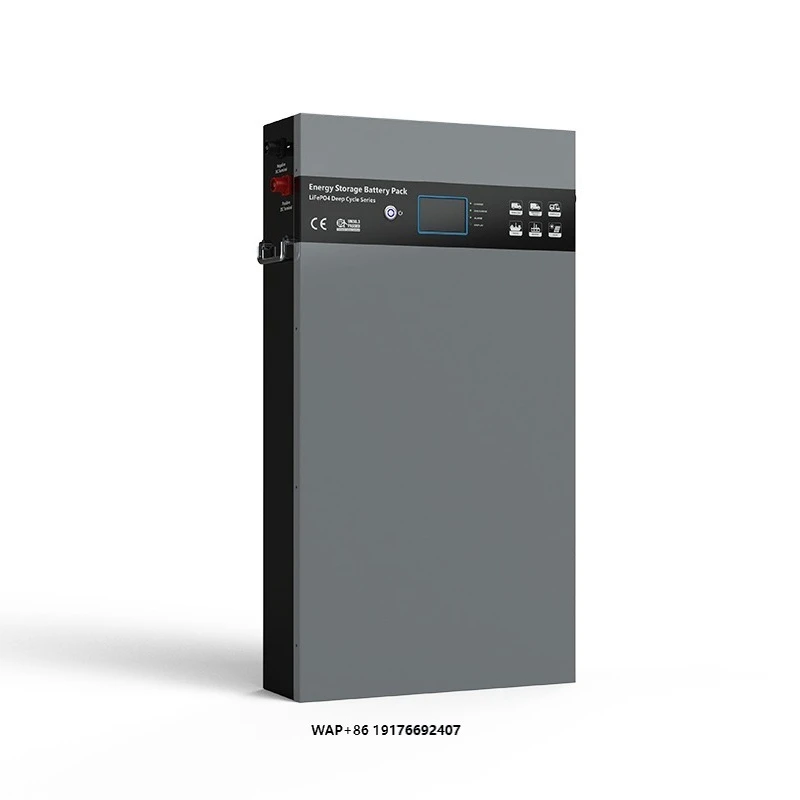 Solar Energy Storage 50Kwh Lithium Batteries 200Ah 51.2V Power Wall Mounted Lifepo4 Battery Home Energy Storage System