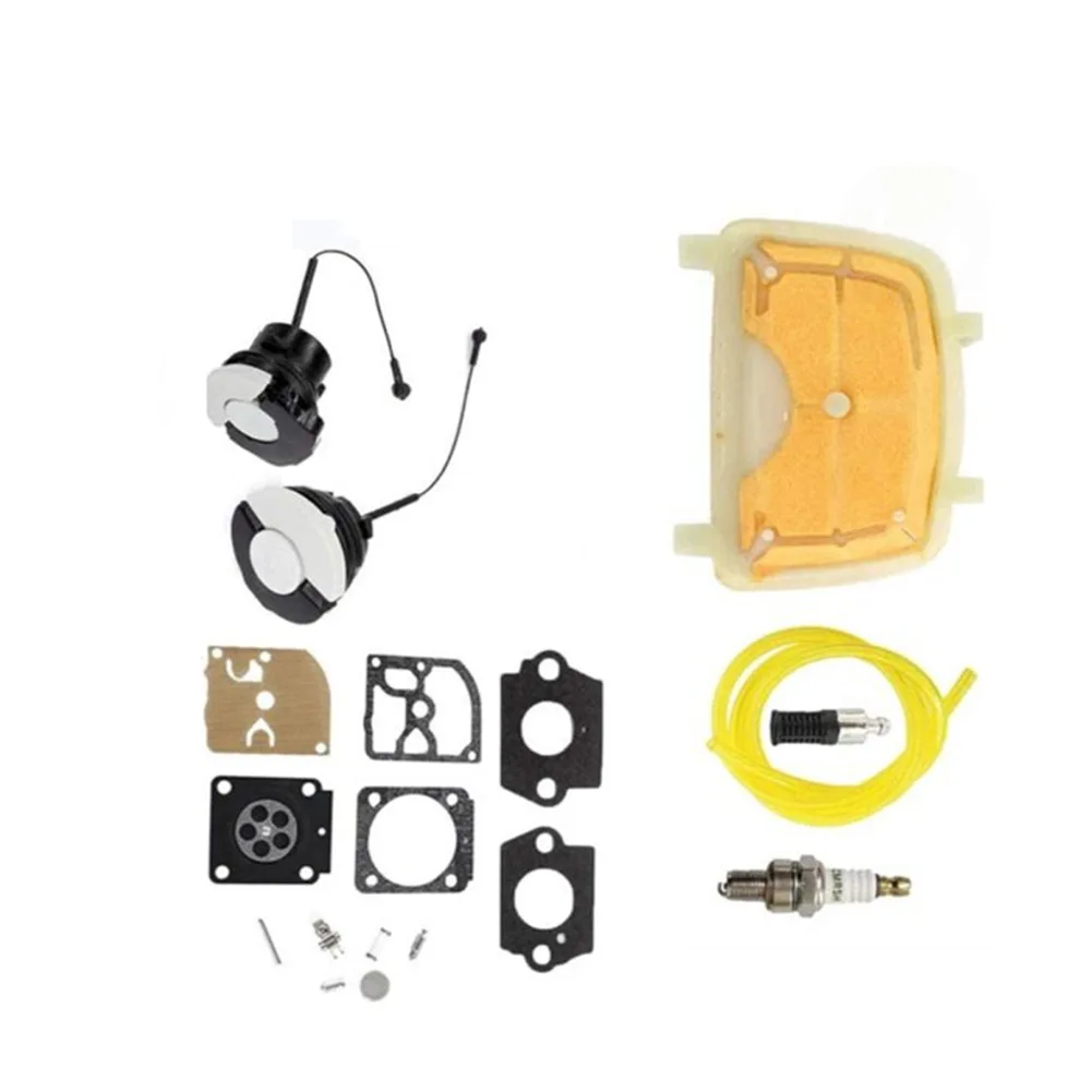 

Air Fuel Filter Kit For MS171 MS181 MS211 Chainsaw Parts Carburetor Gasket Spark Maintenance Accessories
