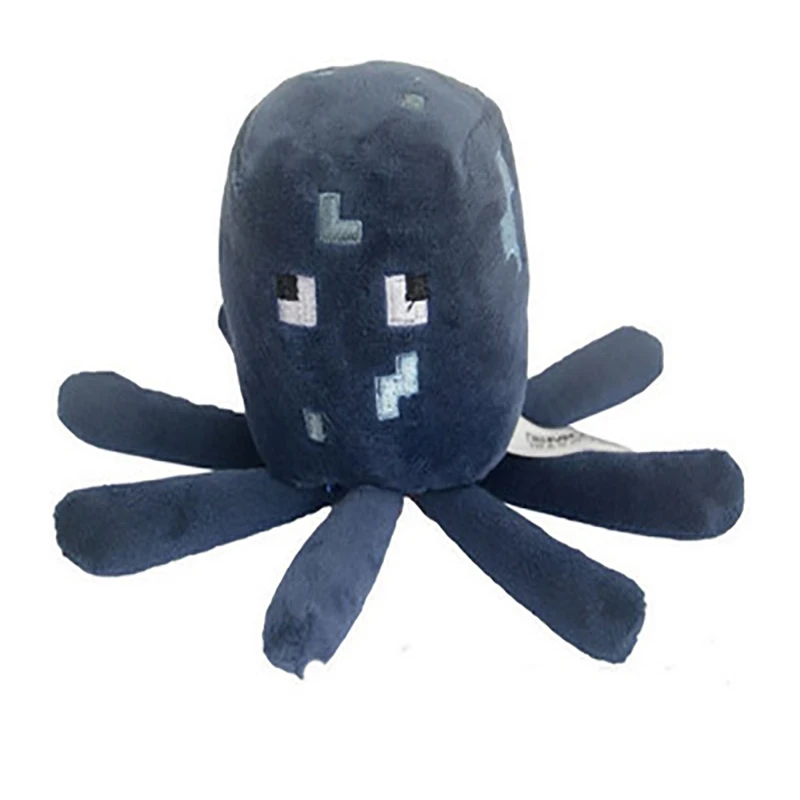 16CM Squid Plush Toys Game MC Squid Plush Soft Stuffed Animals Toys for Children Kids Gifts