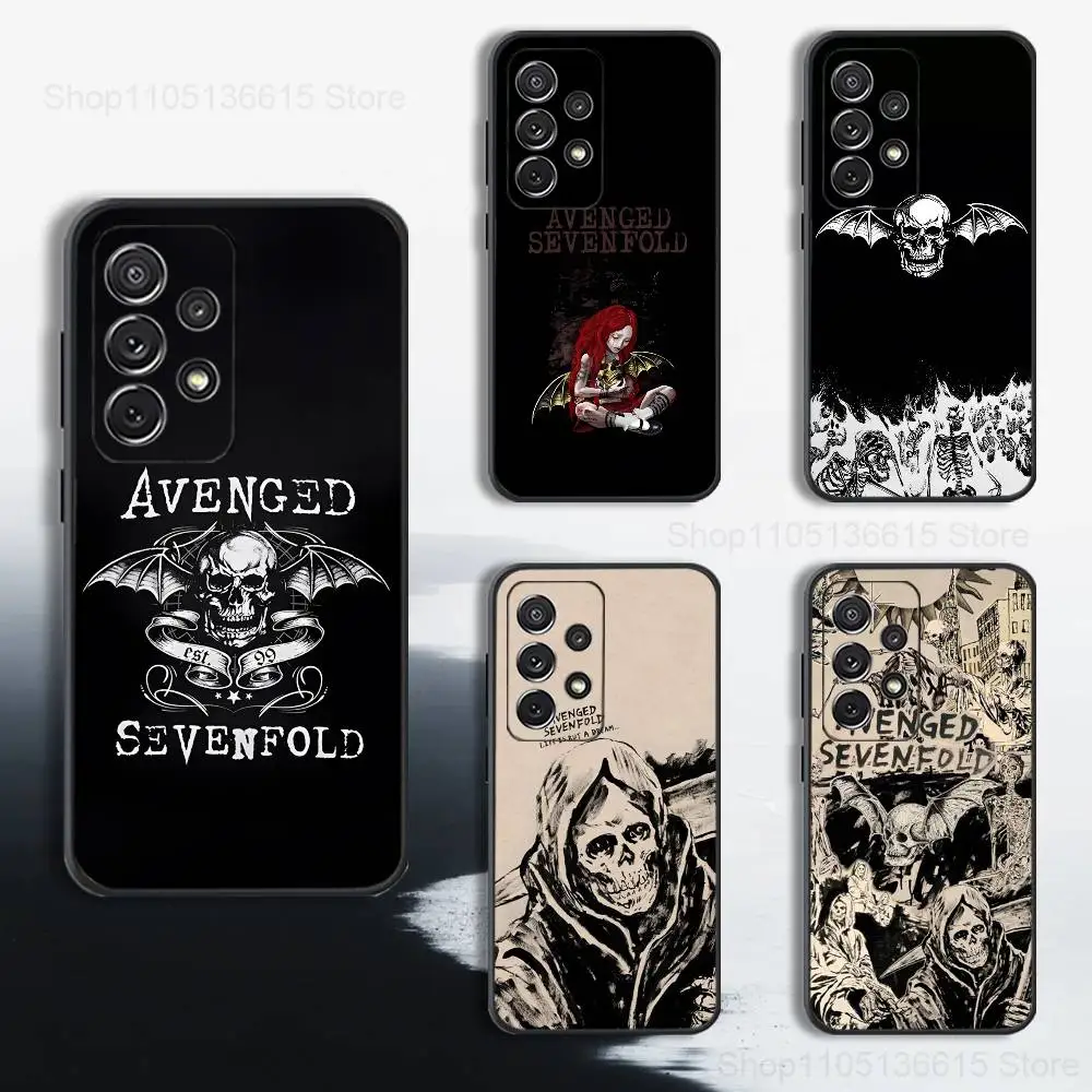

Band A-Avenged SEVENFOLD Phone For Samsung S25,S10,S20,S10,S21,S9,S24,S23,Ultra,FE,Plus,Lite,Soft Silicone Black Cover
