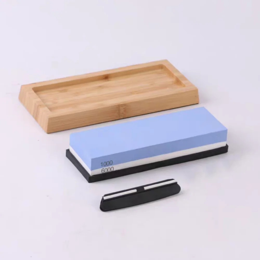 

Whetstone Knife Sharpener Sharpening Stones Double-Sided Coarse to Fine Quick Edge Stainless Steel for Home Kitchen