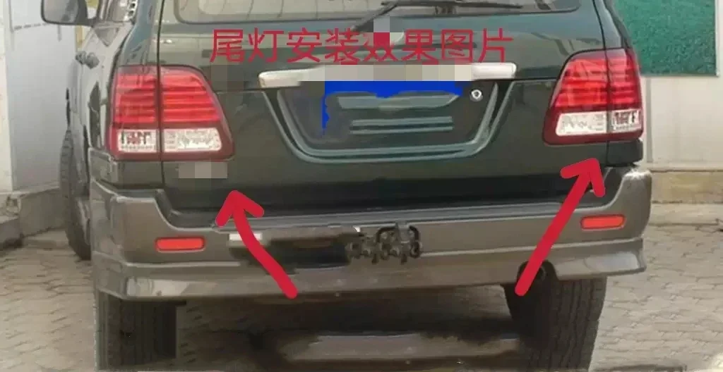 For Toyota LAND CRUISER 4500 LC100 4700 1998-2007 4pcs led rear tail light assembly brake reversing lamp Car accessories