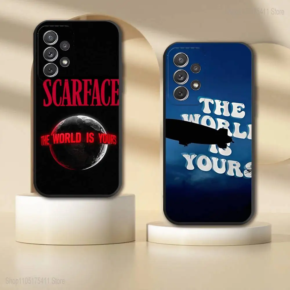 

Чехол для телефона World Is Yours S-Scarfaces для Samsung S 9,10,21,30,22,23,24,25,26,Ultra,Plus,Lite,FE,4,5G, черный, мягкий, точный, черный, 4,5G