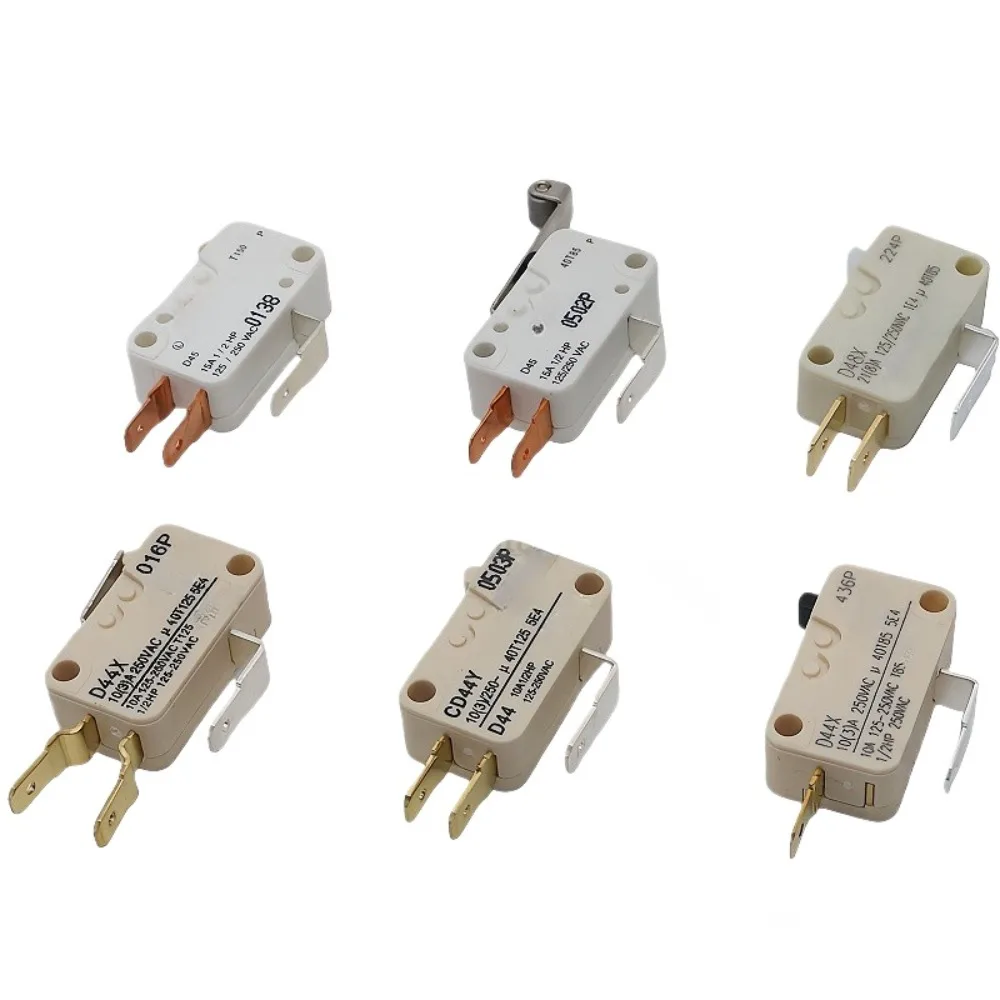 NEW 5PCS D44X CD44Y D44X 10A D45 15A D48X 21A Micro Switch Short Handle 10A 250V