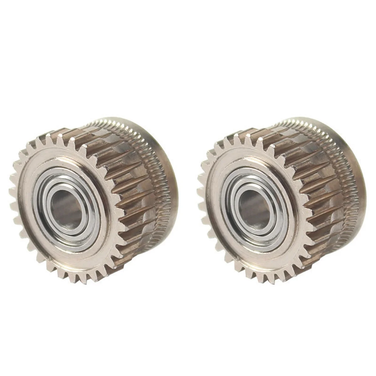 Semua gigi berlapis nikel logam gigi Drive filamen kekerasan tinggi untuk K1/K1MAX/K1C bagian Printer 3D ekstruder