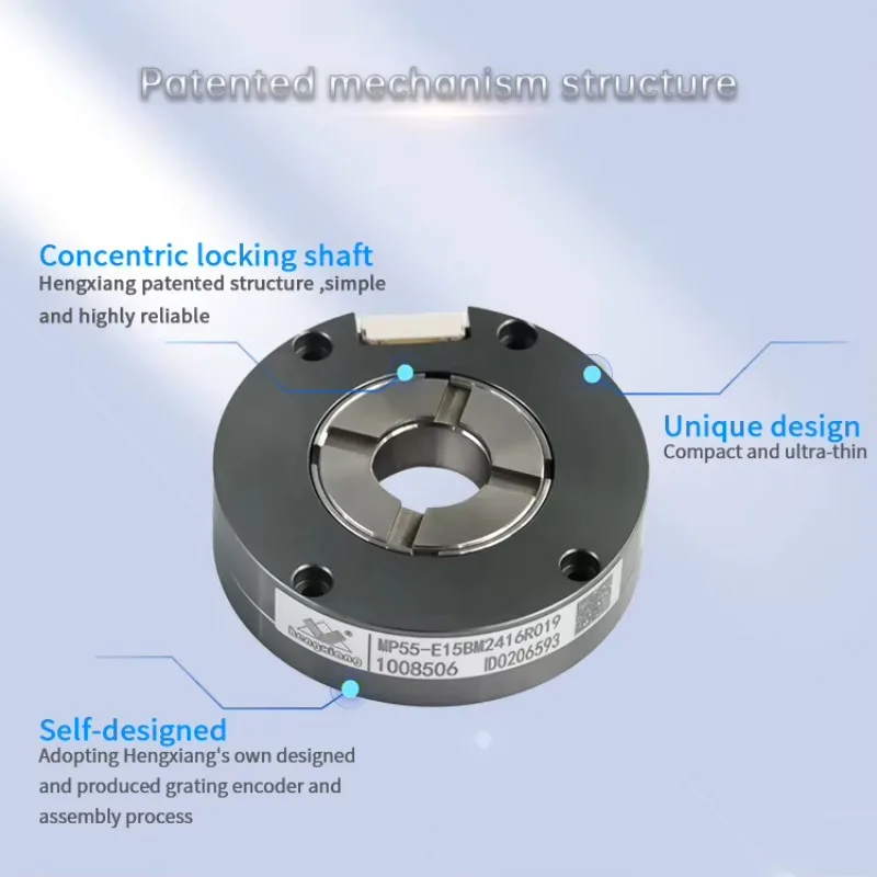 MP55 20bit Through Hole Shaft Hollow Shaft Diameter 14mm15mm19mm20mm24mm R=RS-485 Single-turn Accuracy  60