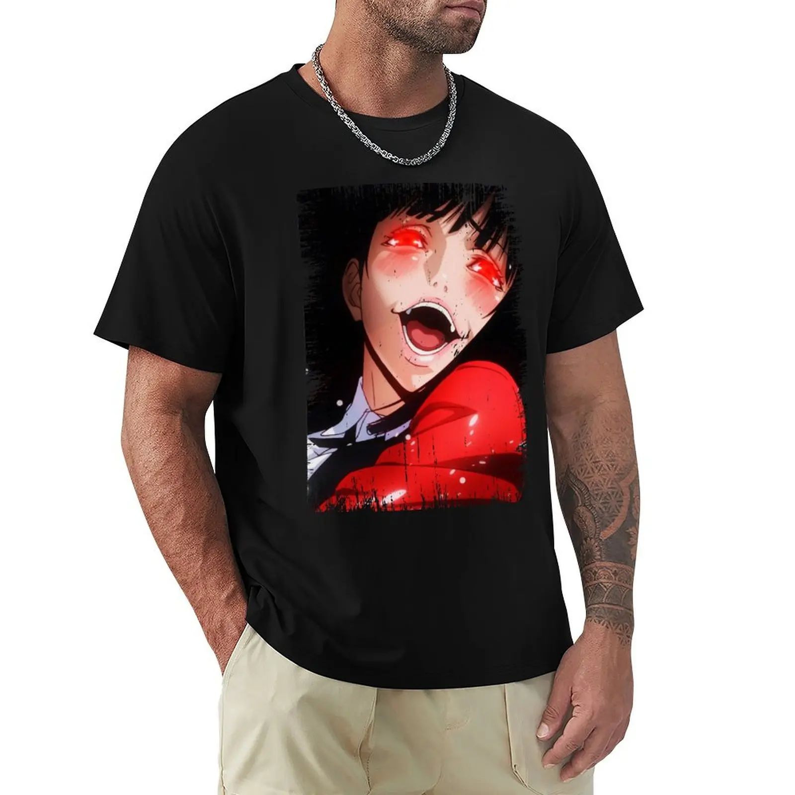 Yumeko Jabami Kakegurui T-Shirt Big and Tall Crew Neck Tee