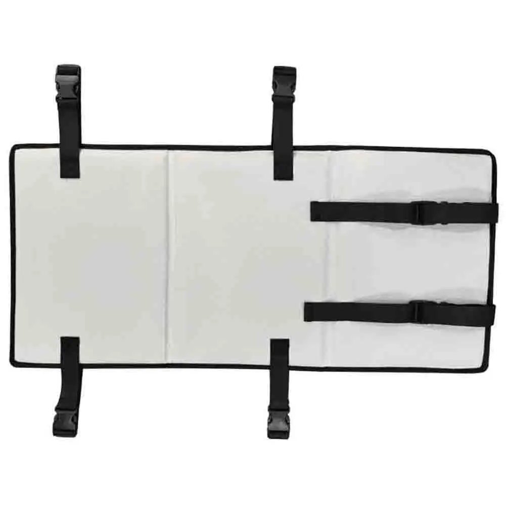 Ladder Cover with Lock for Childrens Bunk Beds Provides Fall Protection Two Tier Design for Maximum Safety Grey 78x38x3.5cm