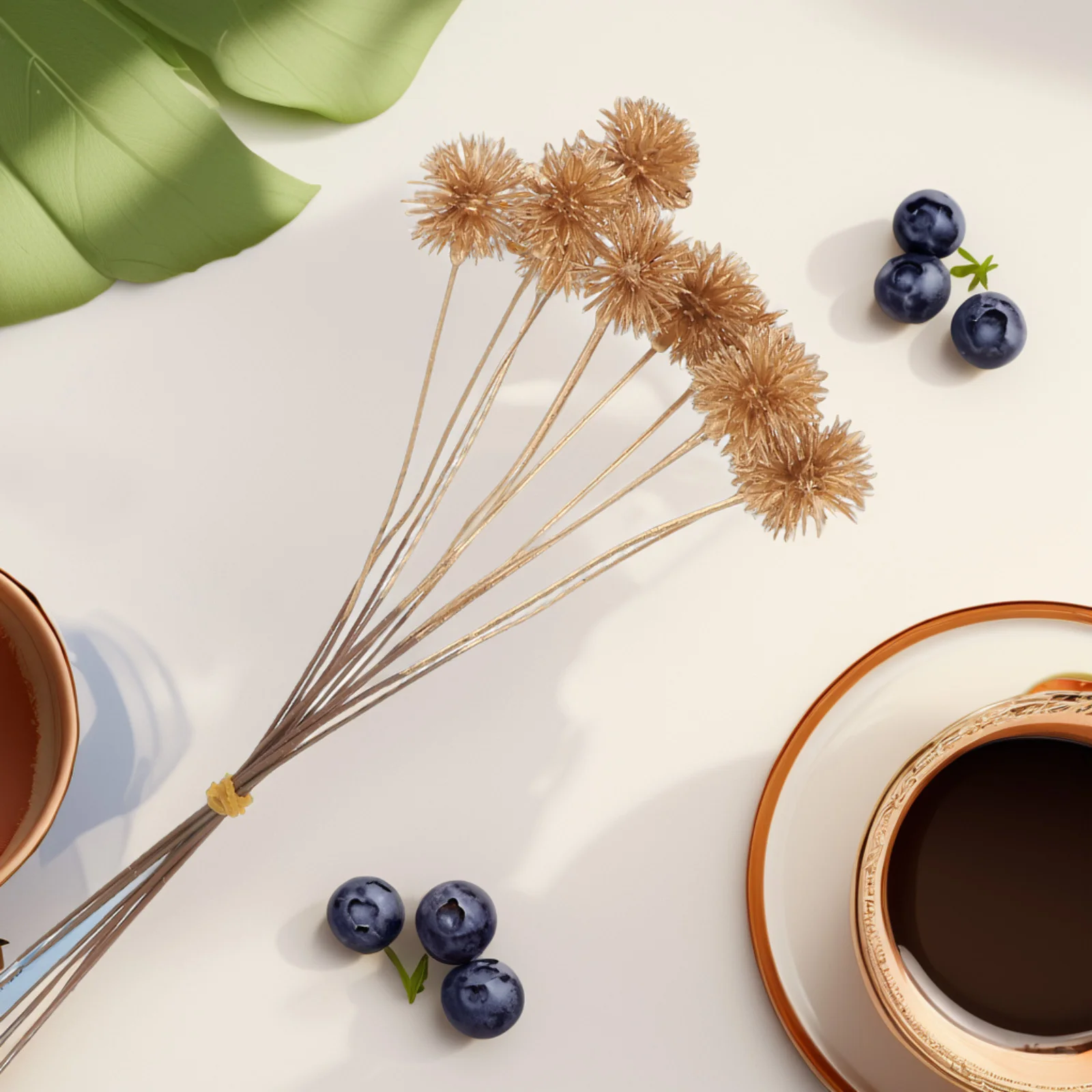 12 قطعة من مستلزمات تزيين الإكليل، ترتيبات زهور عيد الميلاد، زينة مركزية صناعية #4