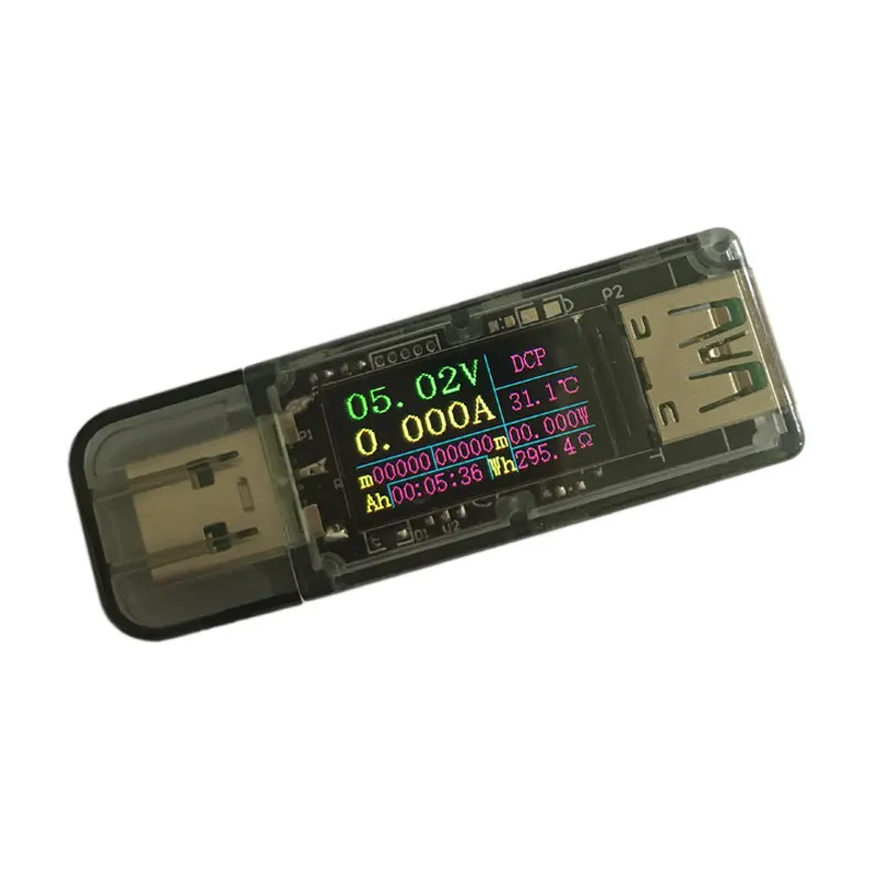 5A Color Screen USB Tester,Voltmeter Ammeter Power Capacity Meter,Fast Charge Protocol Detector for Charger & Power Bank,UT Modu